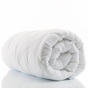 Hilton Luxury Comforter With Cover  Satin Stripe White Cotton